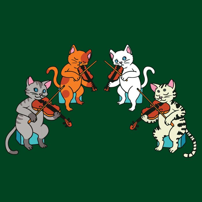 Violin Violinist Fiddle Player Orchestra Classical Cat Lover Mousepad