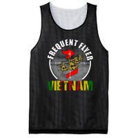 Vietnam Veteran Frequent Flyer Huey Helicopter Vintage Mesh Reversible Basketball Jersey Tank