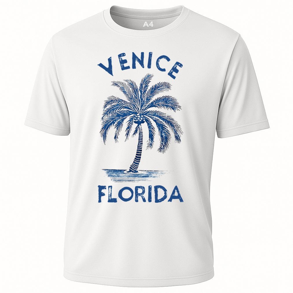 Vintage Venice Florida Palm Tree Fl Performance Shirt