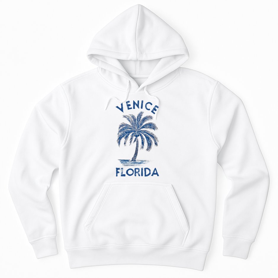 Vintage Venice Florida Palm Tree Fl Hoodie