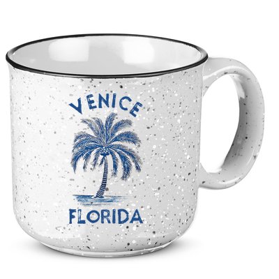 Vintage Venice Florida Palm Tree Fl 15oz Campfire Ceramic Mug