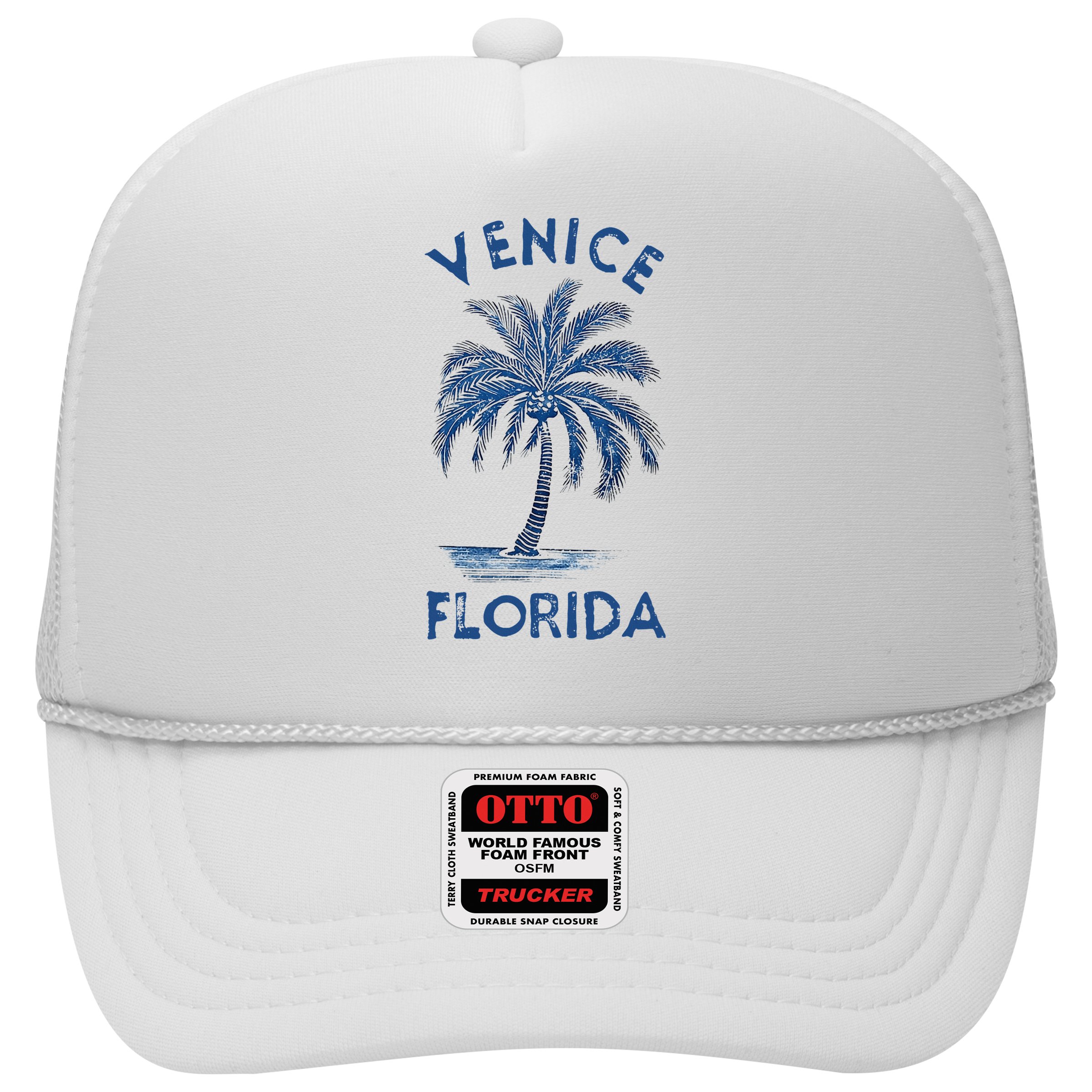 Vintage Venice Florida Palm Tree Fl Hat