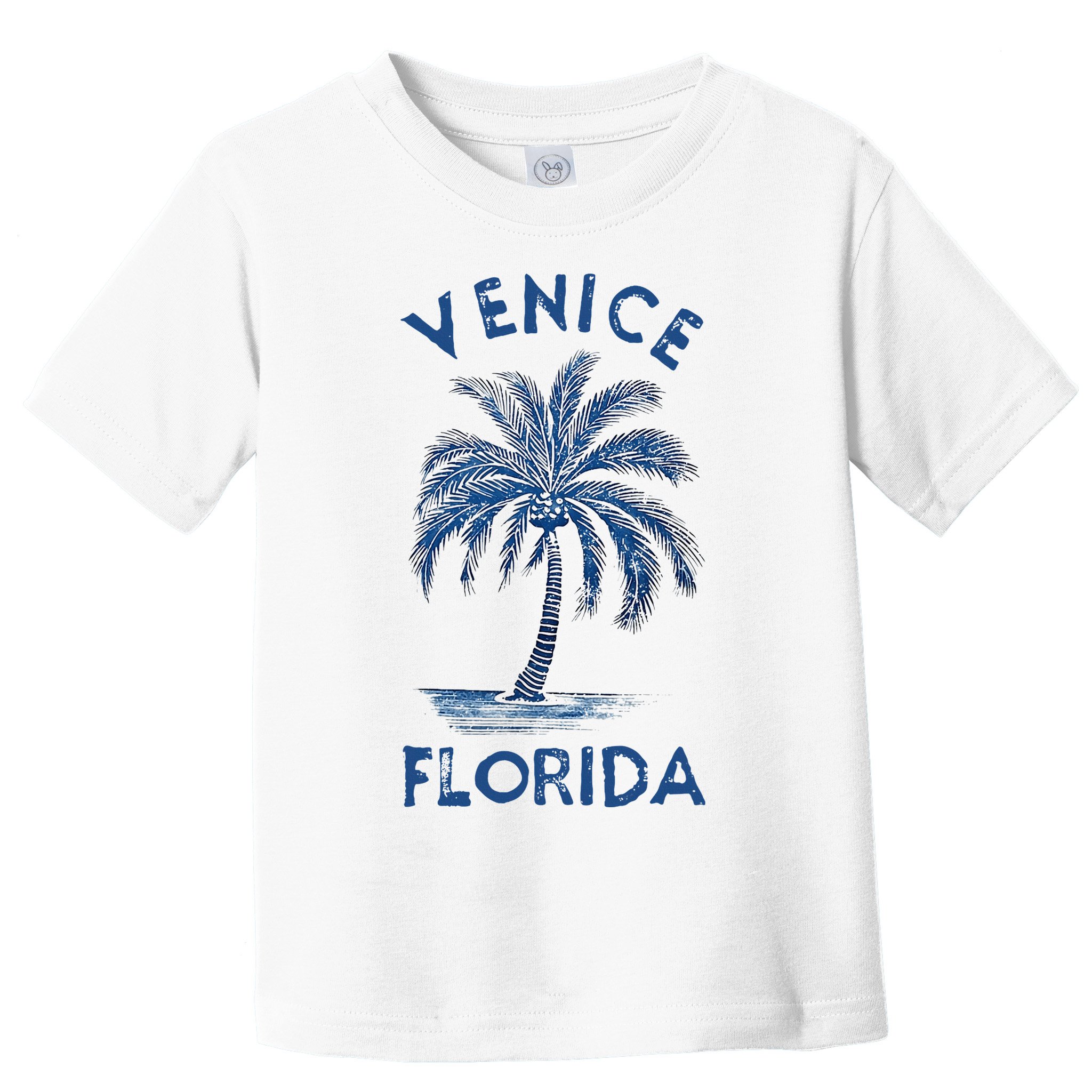 Vintage Venice Florida Palm Tree Fl Toddler T-Shirt