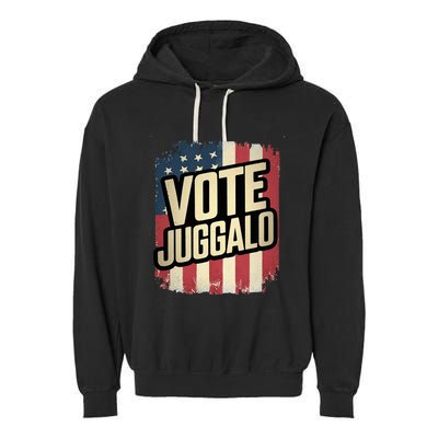 Vote! Vertical Flag Garment-Dyed Fleece Hoodie