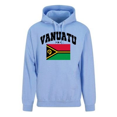 Vintage Vanuatu Flag Throwback Athletic Cute Gift Unisex Surf Hoodie