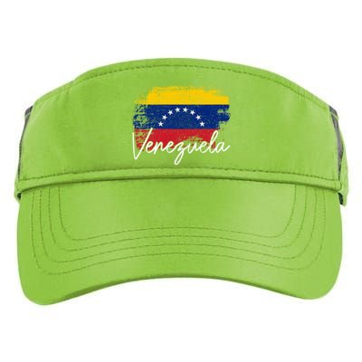 Venezuela Vintage Flag Venezuelan Pride Roots Great Gift Adult Drive Performance Visor