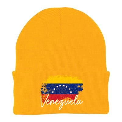 Venezuela Vintage Flag Venezuelan Pride Roots Great Gift Knit Cap Winter Beanie