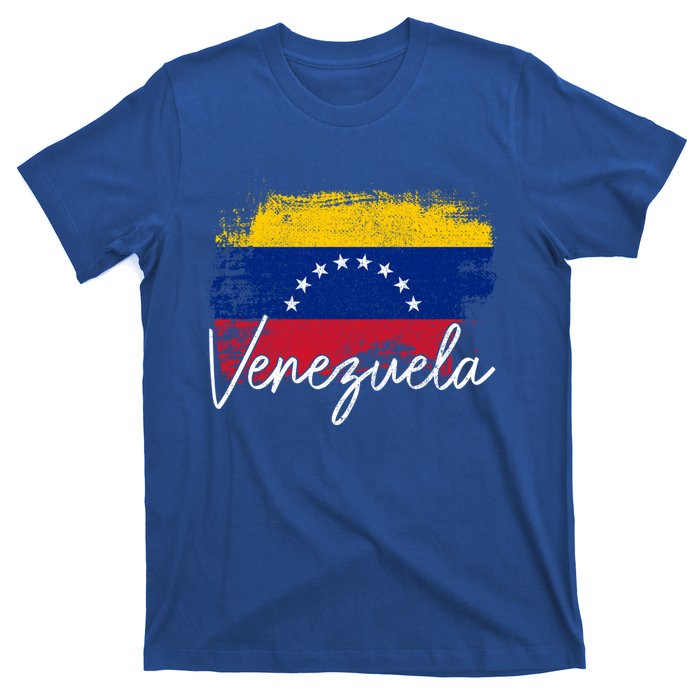 Venezuela Vintage Flag Venezuelan Pride Roots Great Gift T-Shirt