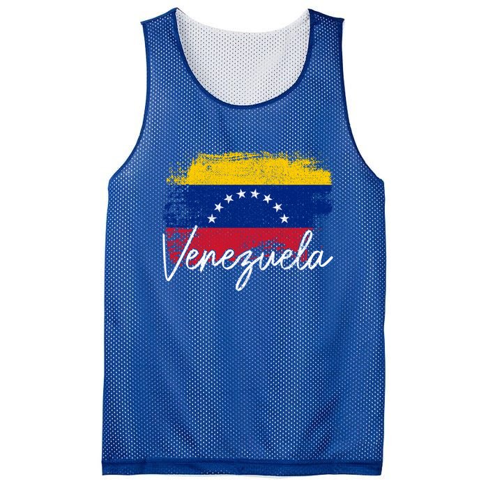 Venezuela Vintage Flag Venezuelan Pride Roots Great Gift Mesh Reversible Basketball Jersey Tank