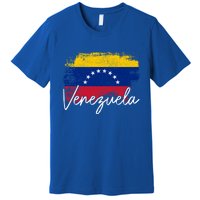 Venezuela Vintage Flag Venezuelan Pride Roots Great Gift Premium T-Shirt