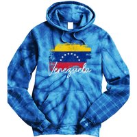 Venezuela Vintage Flag Venezuelan Pride Roots Great Gift Tie Dye Hoodie