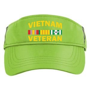 Vietnam Veteran Flag Logo Adult Drive Performance Visor