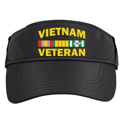 Vietnam Veteran Flag Logo Adult Drive Performance Visor