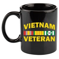 Vietnam Veteran Flag Logo 11oz C Handle Ceramic Mug