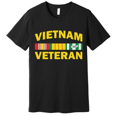 Vietnam Veteran Flag Logo Premium T-Shirt