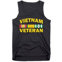 Vietnam Veteran Flag Logo Tank Top