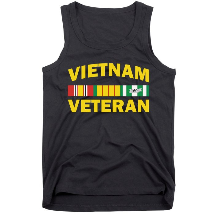 Vietnam Veteran Flag Logo Tank Top