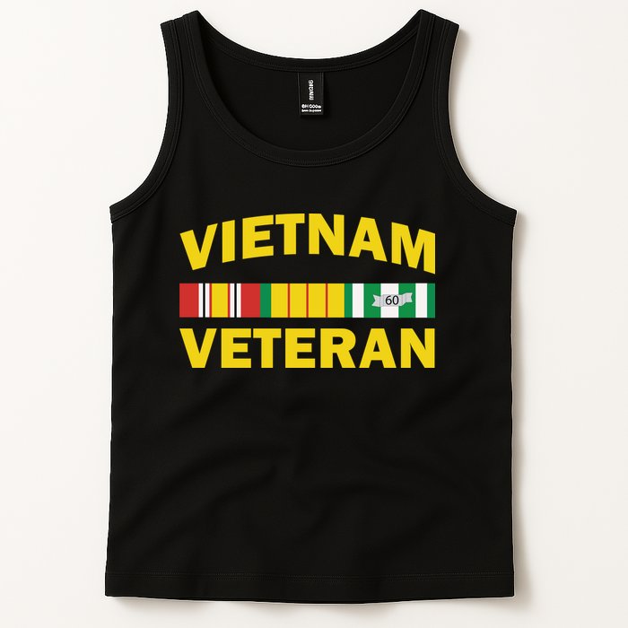 Vietnam Veteran Flag Logo Tank Top