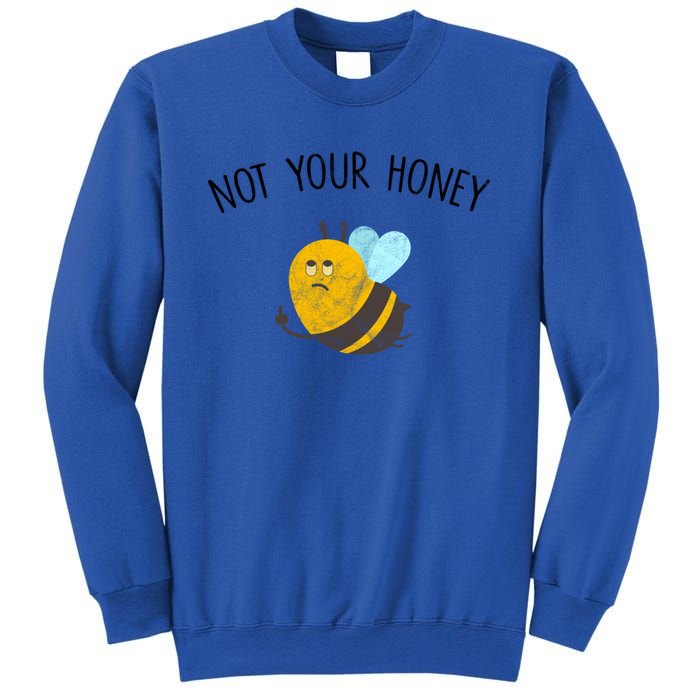 Vegan Veganism Feminisim Not Your Honey Feminist Vintage Gift Sweatshirt