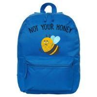 Vegan Veganism Feminisim Not Your Honey Feminist Vintage Gift 16 in Basic Backpack