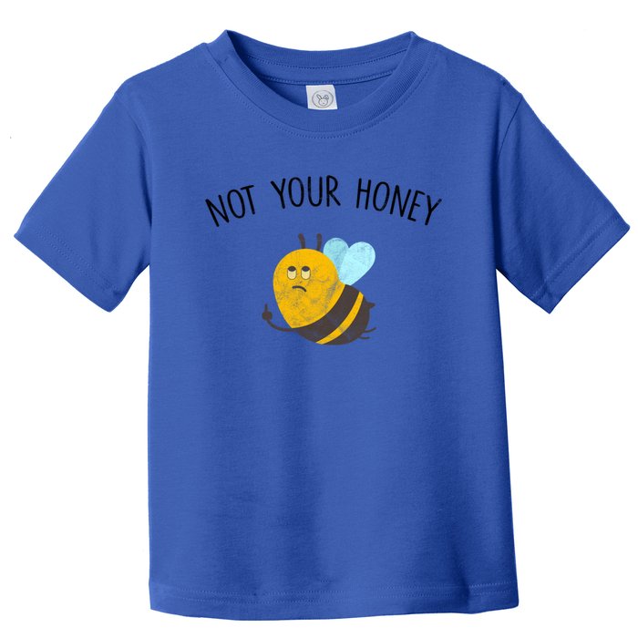 Vegan Veganism Feminisim Not Your Honey Feminist Vintage Gift Toddler T-Shirt