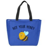 Vegan Veganism Feminisim Not Your Honey Feminist Vintage Gift Zip Tote Bag