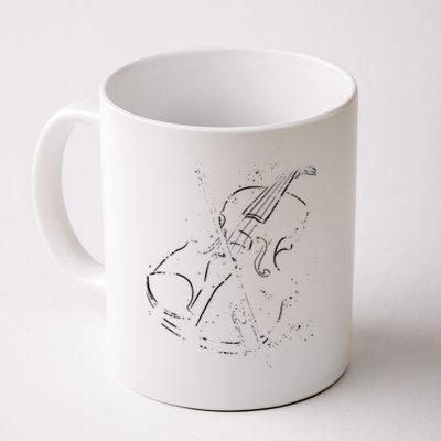 Vintage Violin For Music Lovers Coffee Mug