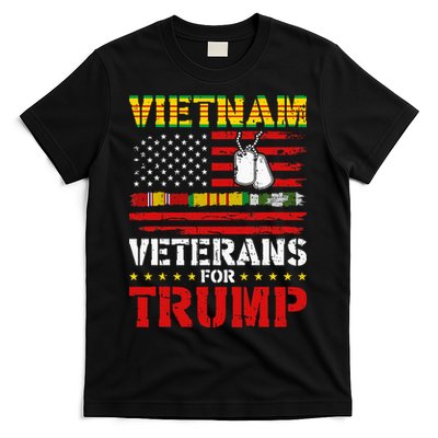 Vietnam Veterans For Trump 2024 Election T-Shirt