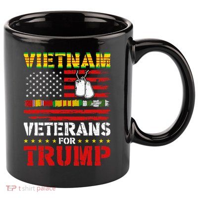 Vietnam Veterans For Trump 2024 Election 11oz C Handle Ceramic Mug