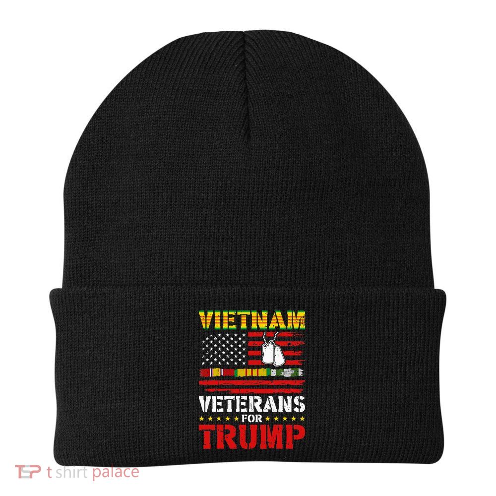 Vietnam Veterans For Trump 2024 Election Beanie