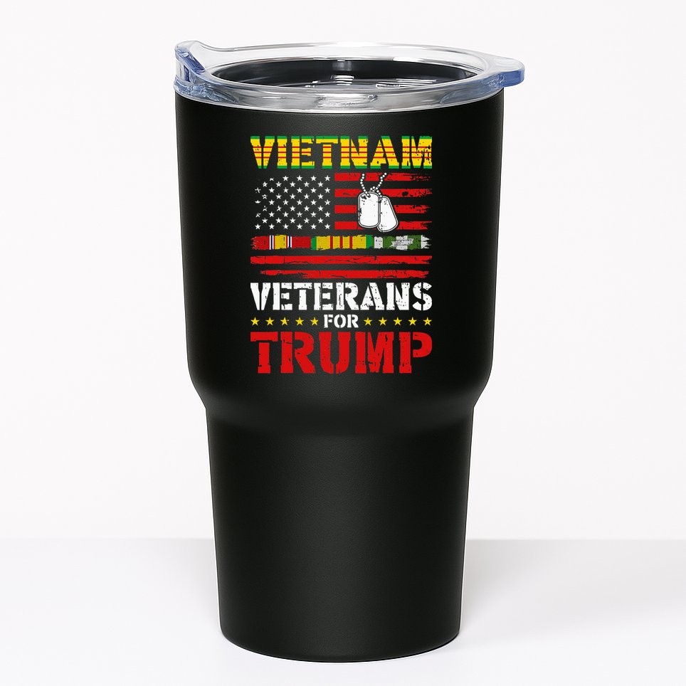 Vietnam Veterans For Trump 2024 Election Tumbler
