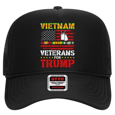 Vietnam Veterans For Trump 2024 Election Trucker Hat