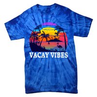 Vacay Vibes Family Vacation Trip Vintage Beach Summer Gift Tie-Dye T-Shirt