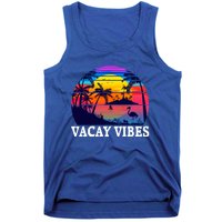 Vacay Vibes Family Vacation Trip Vintage Beach Summer Gift Tank Top