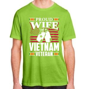 Vietnam Veteran Funny Gift Proud Wife Tees Mom Grandma Gift Funny Gift Adult ChromaSoft Performance T-Shirt