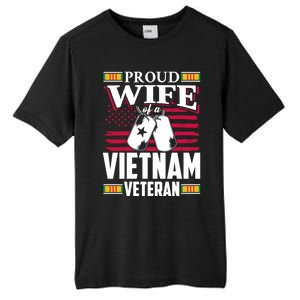 Vietnam Veteran Funny Gift Proud Wife Tees Mom Grandma Gift Funny Gift Tall Fusion ChromaSoft Performance T-Shirt