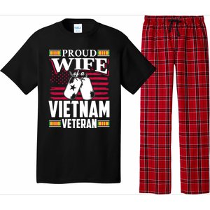 Vietnam Veteran Funny Gift Proud Wife Tees Mom Grandma Gift Funny Gift Pajama Set