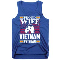 Vietnam Veteran Funny Gift Proud Wife Tees Mom Grandma Gift Funny Gift Tank Top