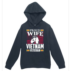 Vietnam Veteran Funny Gift Proud Wife Tees Mom Grandma Gift Funny Gift Urban Pullover Hoodie