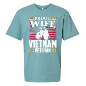 Vietnam Veteran Funny Gift Proud Wife Tees Mom Grandma Gift Funny Gift Sueded Cloud Jersey T-Shirt