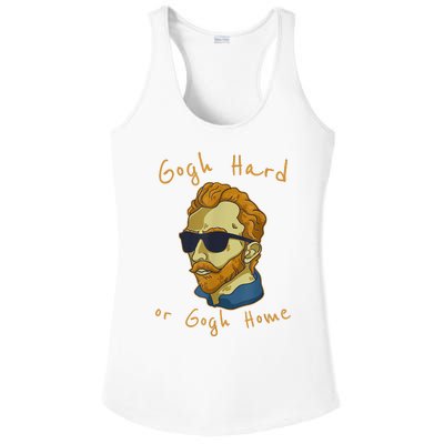 Vincent Van Gogh Hard Or Go Home Artist Humor Funny Ladies PosiCharge Competitor Racerback Tank