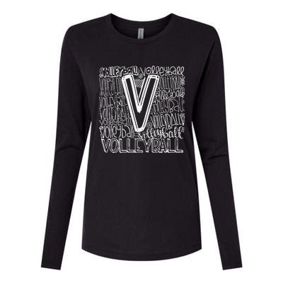 Volleyball Volleyball Gift Volleyball Womens Cotton Relaxed Long Sleeve T-Shirt