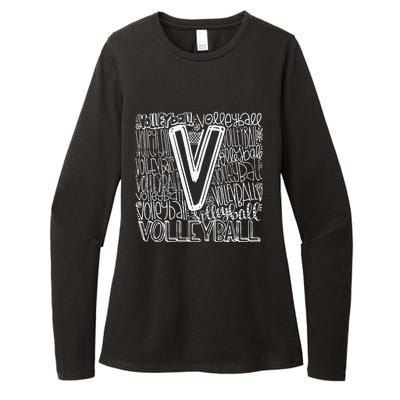 Volleyball Volleyball Gift Volleyball Womens CVC Long Sleeve Shirt