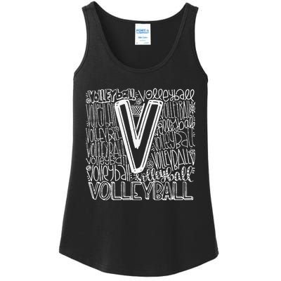 Volleyball Volleyball Gift Volleyball Ladies Essential Tank