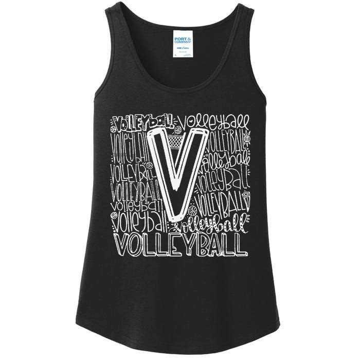 Volleyball Volleyball Gift Volleyball Ladies Essential Tank