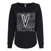 Volleyball Volleyball Gift Volleyball Womens California Wash Sweatshirt