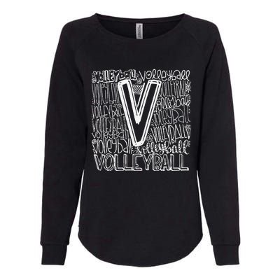 Volleyball Volleyball Gift Volleyball Womens California Wash Sweatshirt