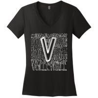 Volleyball Volleyball Gift Volleyball Women's V-Neck T-Shirt