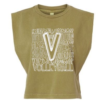 Volleyball Volleyball Gift Volleyball Garment-Dyed Women's Muscle Tee