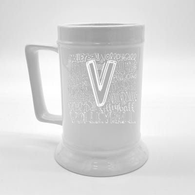 Volleyball Volleyball Gift Volleyball Beer Stein